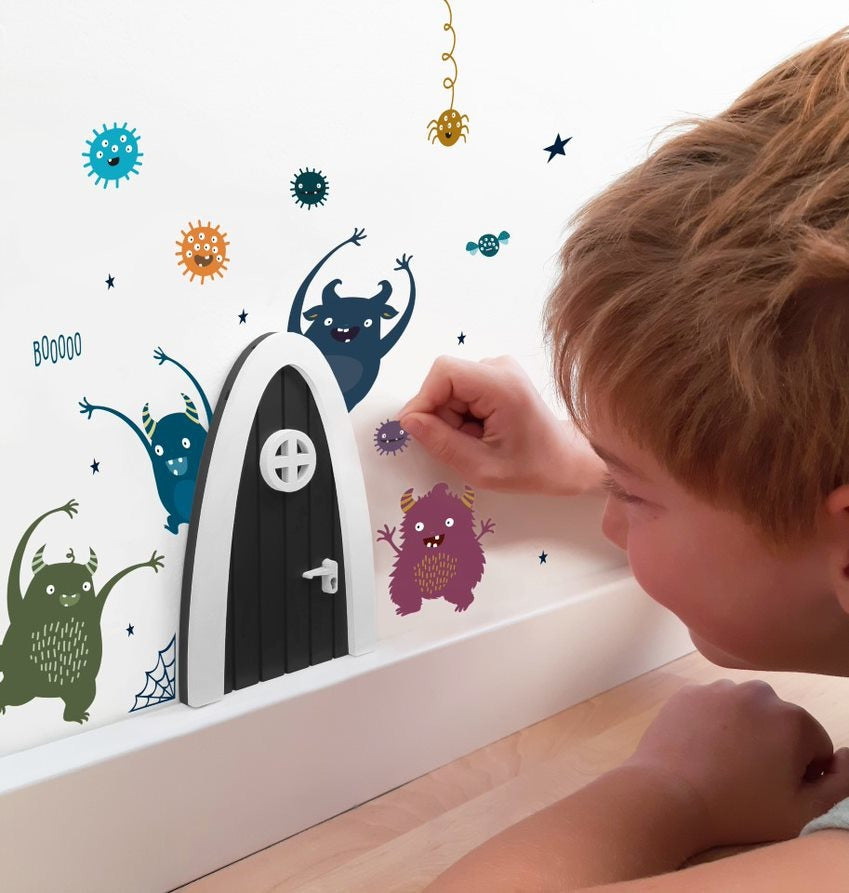 Wandsticker Tür - Monster