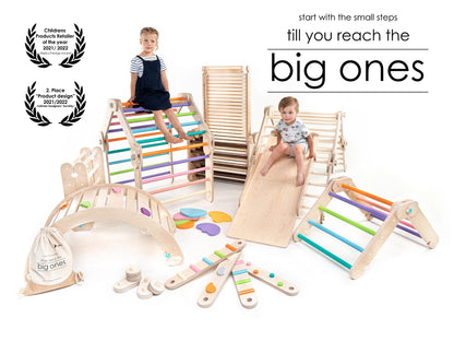 Colored Climber, transformierbares Dreieck mit Rampe