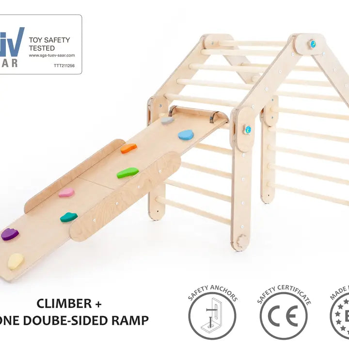 Natural Climber, transformierbares Dreieck mit Rampe