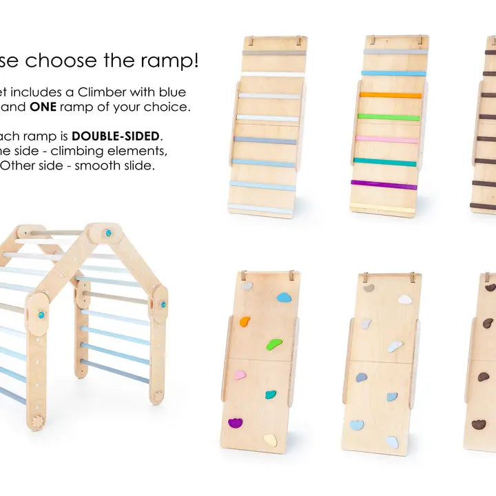 Colored Climber, transformierbares Dreieck mit Rampe