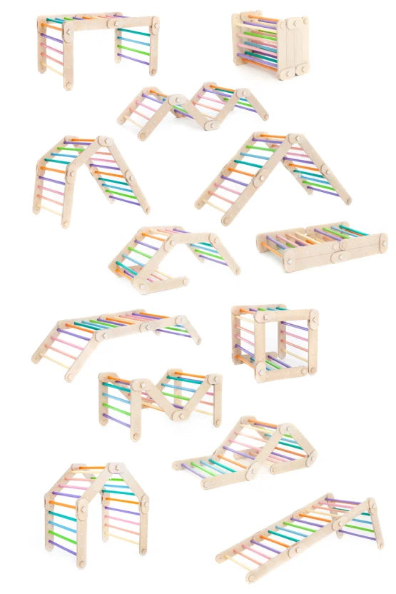 Colored Climber, transformierbares Dreieck mit Rampe