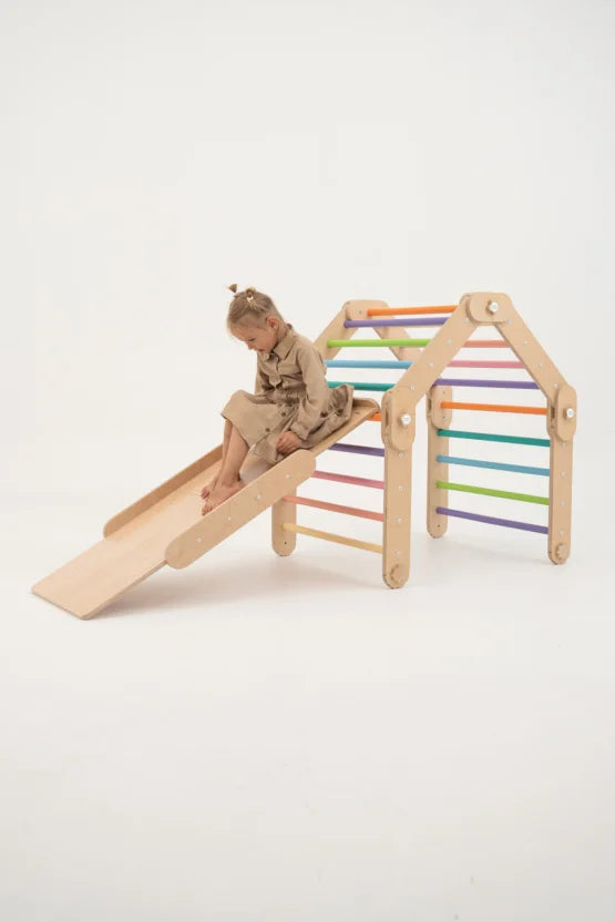 Colored Climber, transformierbares Dreieck mit Rampe